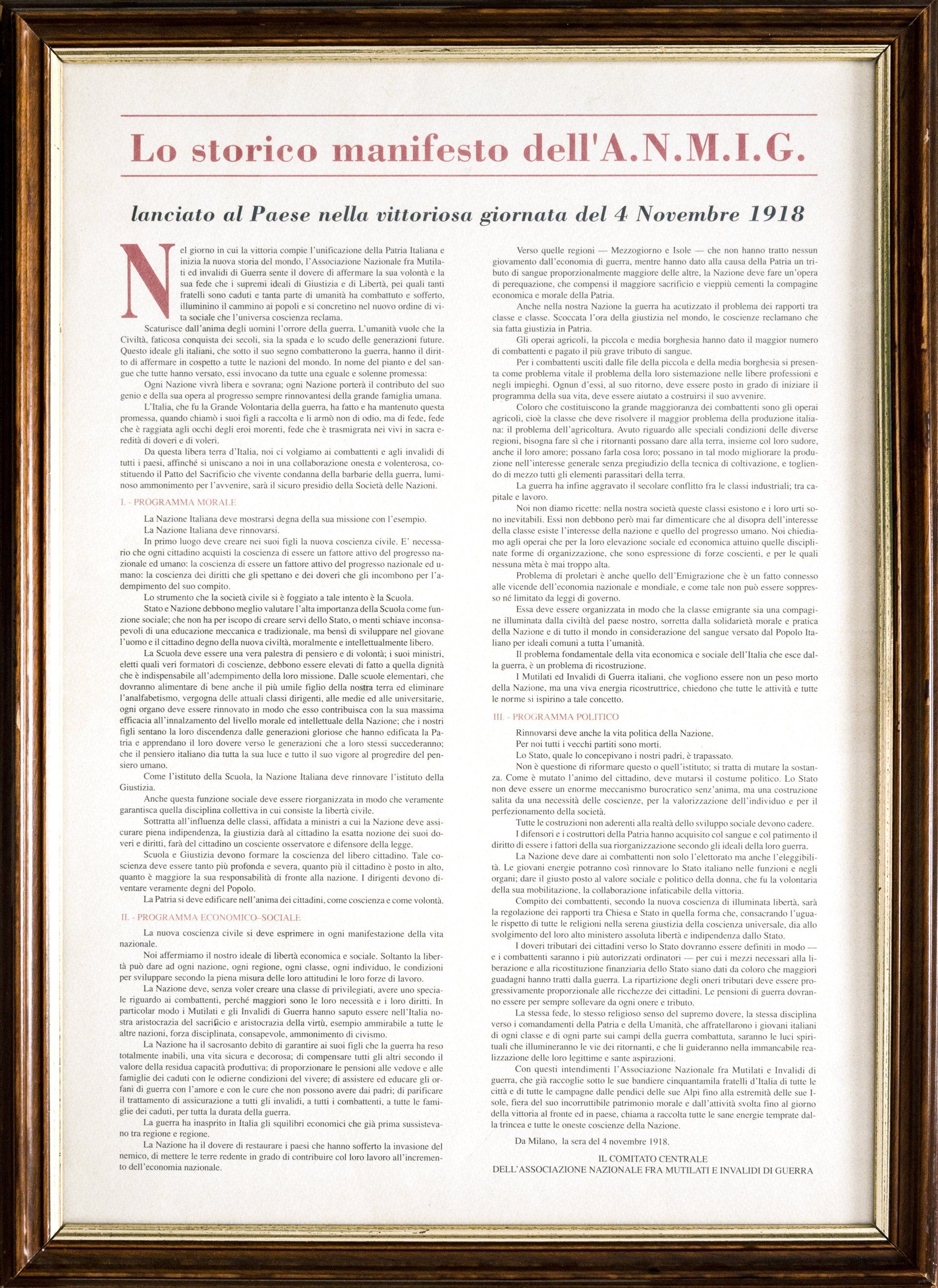 Manifesto ANMIG